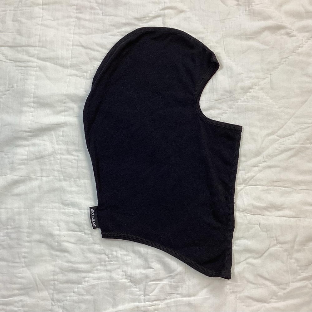 Adult Seirus Black Balaclava Thermal